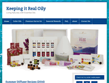 Tablet Screenshot of keepingitrealoily.com